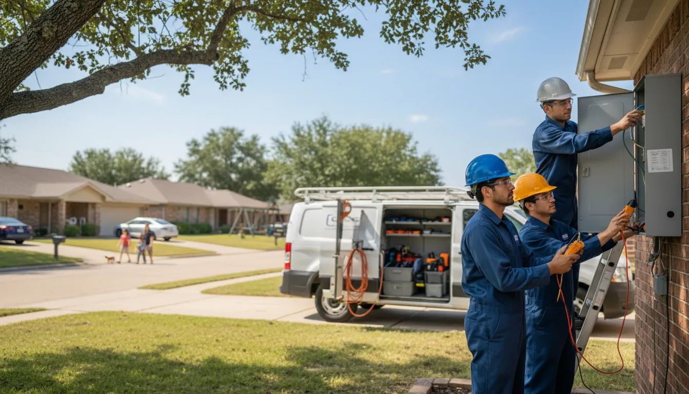 Certified electrician providing emergency electrical services in Okreek, SD